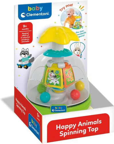 BABY TROTTOLA HAPPY FRIENDS SPINNING TOP (INT) -K-