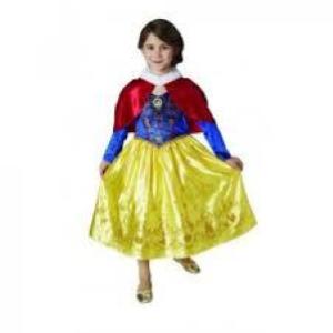 Costume Bambina Biancaneve Lusso C/Mant. S/