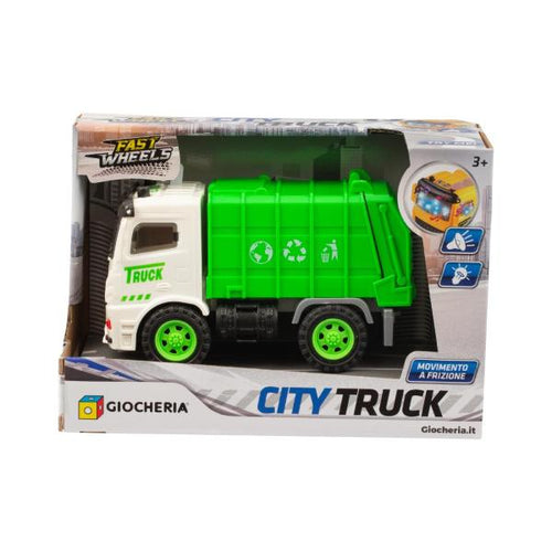 Fast Wheels - City Truck Veicolo Luci E Suoni 3 Mod