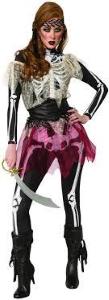 Costume Piratessa/Scheletro Ad S