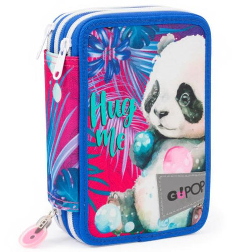 Astuccio Triplo 3 Zip Gopop Jungle