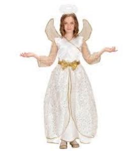 Costume Recite Angelo Bimba C/Stelline Ali/Aureola 104