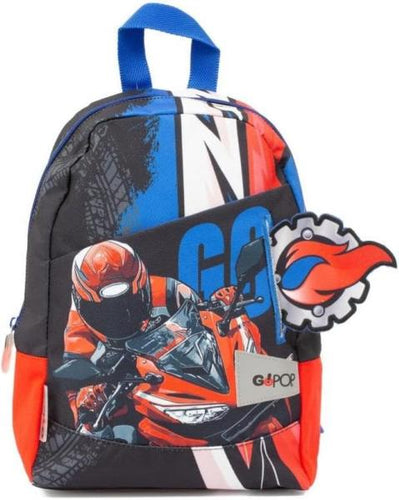Zaino Zainetto Asilo Gopop Moto Da Corsa