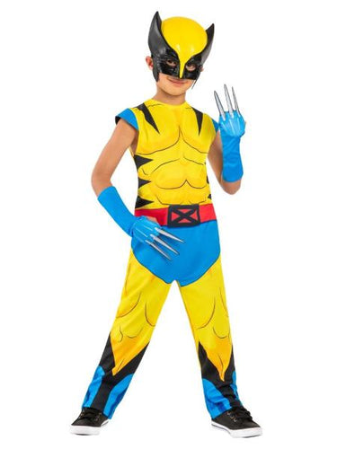 Costume Wolverine Classico Bambino Misura 7-8 Anni