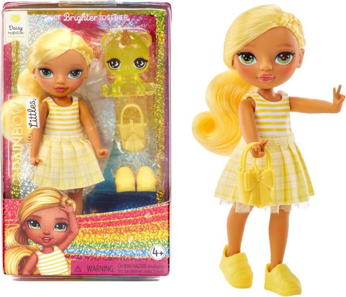 Rainbow High Littles Dolls- Bambola Daisy (Giallo)