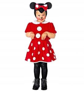 Costume Bambina Topolina Minnie 3/4 Cm.110 -3612T-