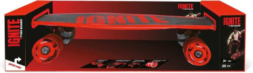 Skateboard Ignite Tyro Rosso Ruote Luminose