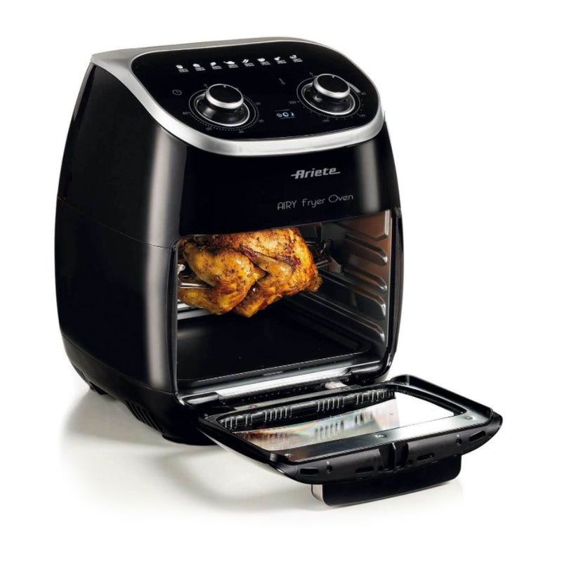 Ariete Airy Fryer Oven (4619)-Friggitrice Ad Aria E Forno Elettrico-11L-Funzione Girarrosto-Timer 60 Min-2000W