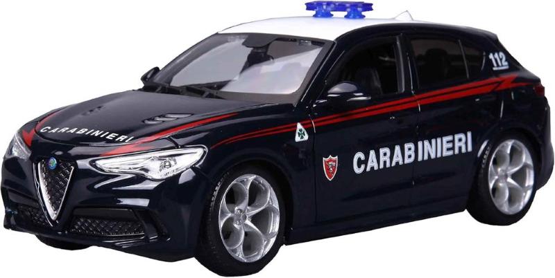 Bburago Alfa Romeo Stelvio Carabinieri In Scala 1:24