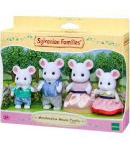 Sylvanian Fam. Famiglia Topolini Bianchi