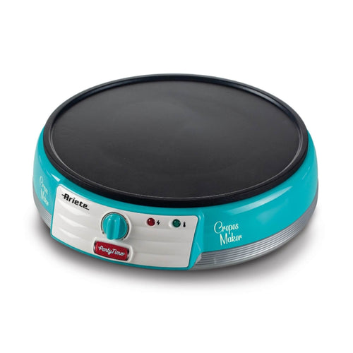 Ariete Crepes Maker Azzurro (Party Time) (0202/01)  Piastra Elettrica Per Crepes  1000W