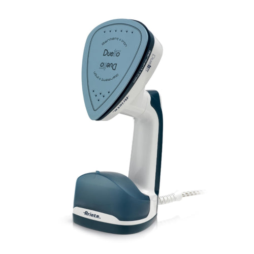 Ariete Duetto Garment Iron (6246) - Ferro Da Stiro Verticale Trasformabile In Orizzontale - Piastra Ceramica - Colpo Vapore 18 Gr/Min - 1000W