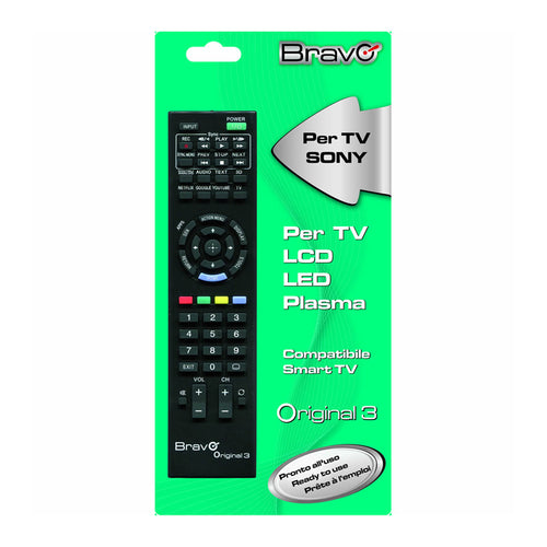 Bravo Original 3 (90202049)  Telecomando Compatibile Fedelmente Riprodotto Per Tv Sony