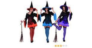 Costume Strega Ad. 2'' 3 Col.