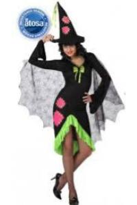 Costume Strega Fluo Ad. Xs/S