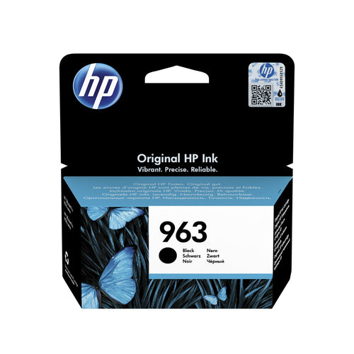 Hp 963 Black (3Ja26Ae)  Cartuccia Originale