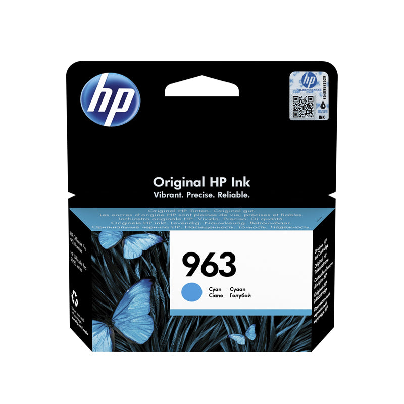 Hp 963 Ciano (3Ja23Ae) - Cartuccia Originale