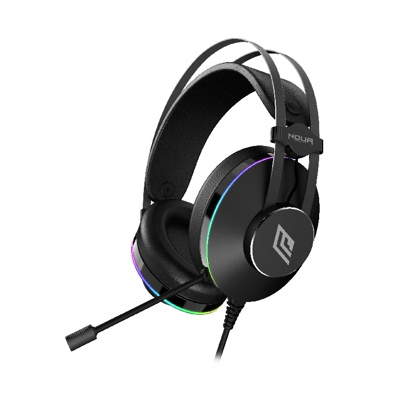 Noua Pillar 7.1 - Cuffie Usb Con Microfono Omnidirezionale - Audio Surround 7.1 - Rgb