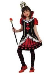 Costume Bambina Regina Di Cuori Bambina Tg.1