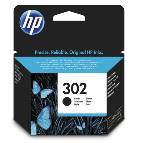 Hp 302 Black (F6U66Ae)  Cartuccia Originale