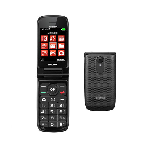 Brondi Magnum 4 (Nero)  Telefono Cellulare Senior