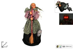 Costume Recite Befana C/ Voce Cm.35