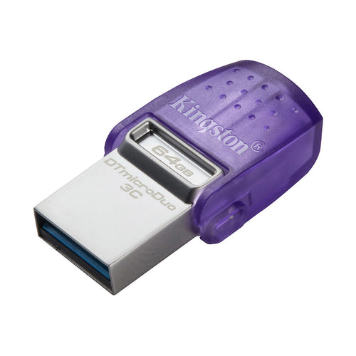 Kingston Datatraveler Microduo 3C 64Gb (Dtduo3Cg3/64Gb)  Pen Drive 64Gb Doppia Interfaccia Usba/Typec