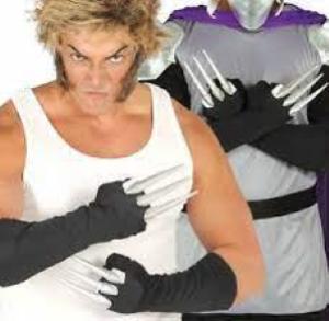 Guanti C/Artigli Wolverine/Nightmare