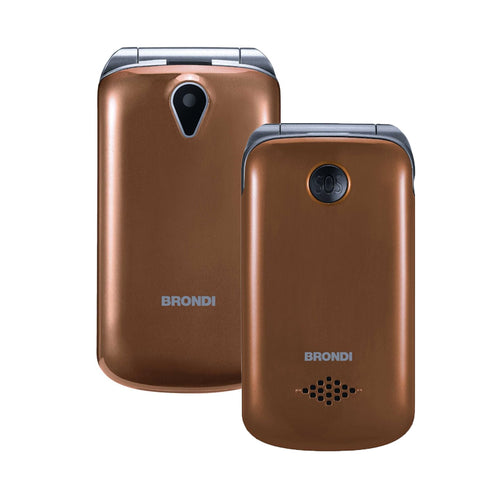 Brondi Amico Mio 4G (Bronzo)  Telefono Cellulare Senior