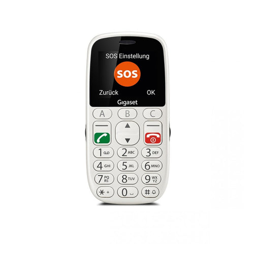 Gigaset Gl390 (Bianco)  Telefono Cellulare Senior Barphone