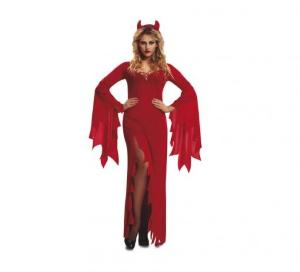 Costume Diavolessa Ad M/L Con Spacco