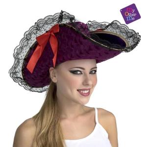 Cappello Dama/Piratessa Velluto Lusso