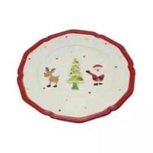 Piatto Babbo Natale 3D D.26