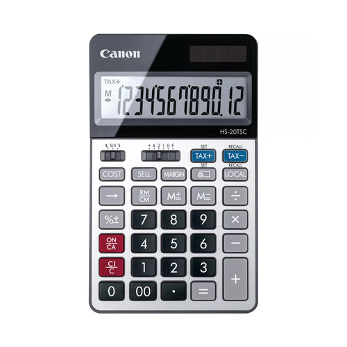 Canon Hs20Tsc (2469C002)  Calcolatrice Da Tavolo 12 Cifre