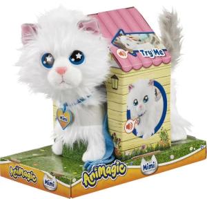 Animagic Gatto A Pile Cammina/Miagola