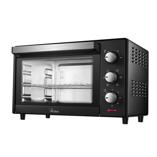 Ardes Gustavo Dark (Ar6226B)  Forno Elettrico 25 Lt  1500W  6 Funzioni Di Cottura  Timer