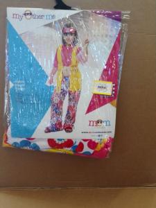 Costume Bambina Hippy Bambina Fiorato 10/12 Anni