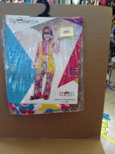Costume Bambina Hippy Bambina Fiorato 7/9 Anni
