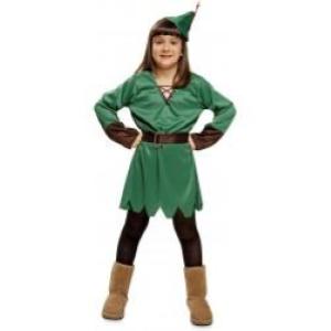 Costume Bambina Lady Robin Hood Bambina 5/6Anni