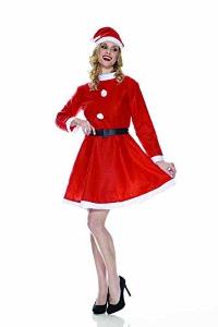 Costume Recite Mamma Natale Lusso Completo Taglia Unica