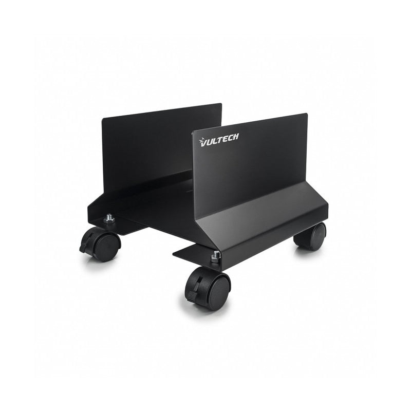 Vultech Cp-01-Carrello Porta Pc In Alluminio Con 4 Ruote