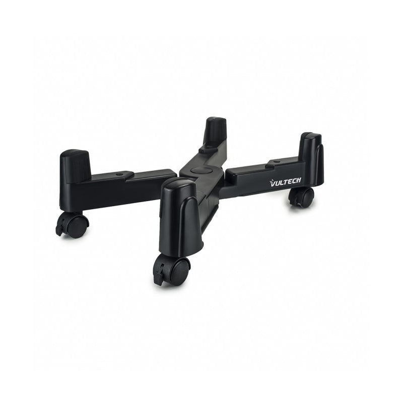 Vultech Cp-03-Carrello Porta Pc In Plastica Con 5 Ruote