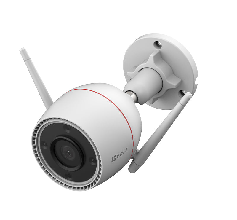 Ezviz H3C 2K  Telecamera Da Esterno  2K  Color Night Vision  Difesa Attiva  Rilevamento Movimento Avanzato  Integrazione Assistenti Vocali  Ip67