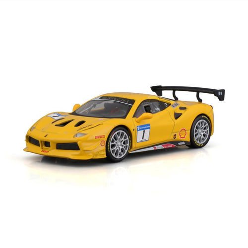 18-36306 - Bburago - 1:43 - Ferrari Racing - Ferrari 488 Challenge - #1 Gialla