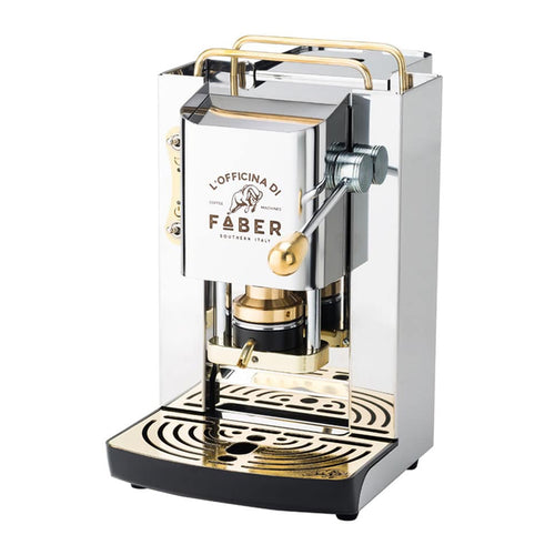 Faber Pro Deluxe  Macchina Per Caffe''  Pressacialda In Ottone  Elettrovalvola E Termostato 95  Telaio In Acciaio