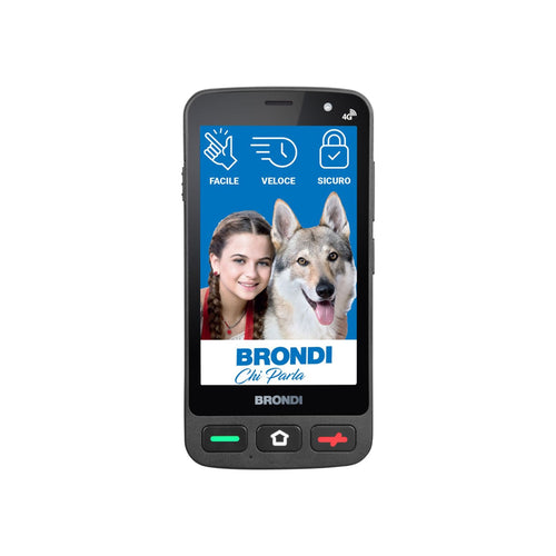 Brondi Amico Pocket (Nero)  Senior Smartphone  Italia