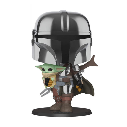 Funko Pop The Mandalorian With The Child (Bobblehead) (49931)  Star Wars  Num 380