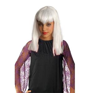 Parrucca Vampiressa Bianca Bambina