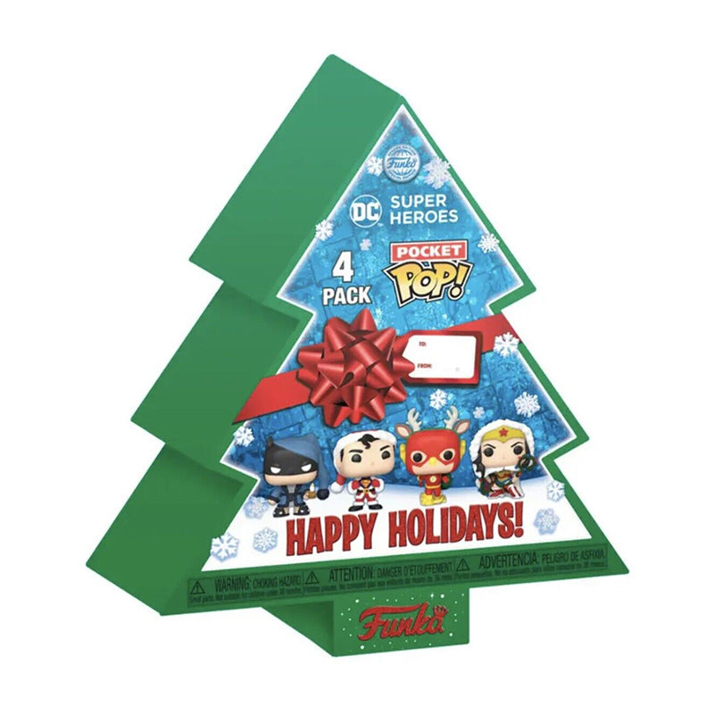Funko Pop Tree Holiday Box 4Pc (65542)  Dc Comics  Holiday