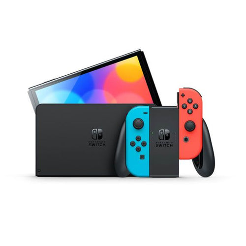 Nintendo Switch Oled Neon Red/Neon Blue  Console Portatile